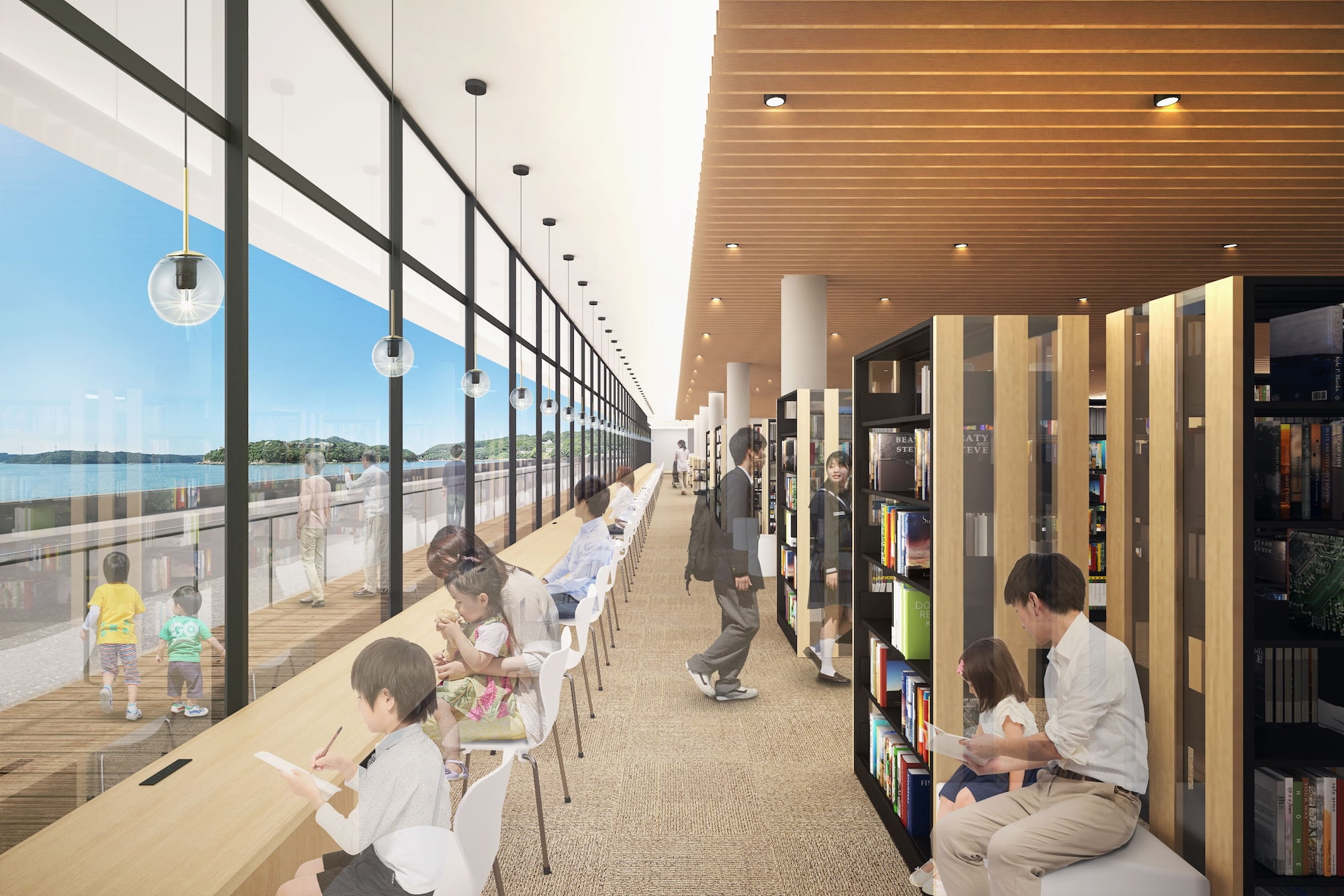 玄海町図書館等複合施設 7